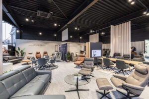 Ergodome nouveau showroom fauteuil relax ergodesign