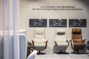 Ergodome nouveau showroom fauteuil relax ergopure