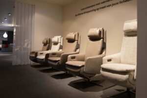 Fauteuils relax showroom Ergodôme Hasselt