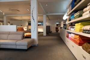 Ambiance du showroom Ergodôme Hasselt