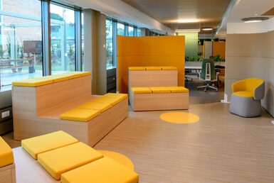Brainstorm kamer kantoor geel