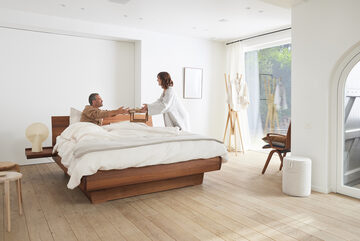 Duurzaam massief houten bed