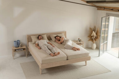 Dubbel bed aparte matrassen ergonomie
