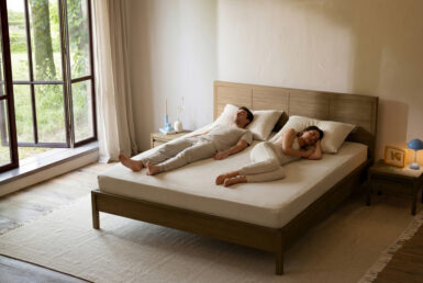 Dubbel bed aparte zones ergonomie